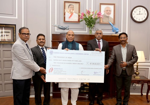 GRSE Pays Interim Dividend of Rs 90.73 Crores for FY 2023-24